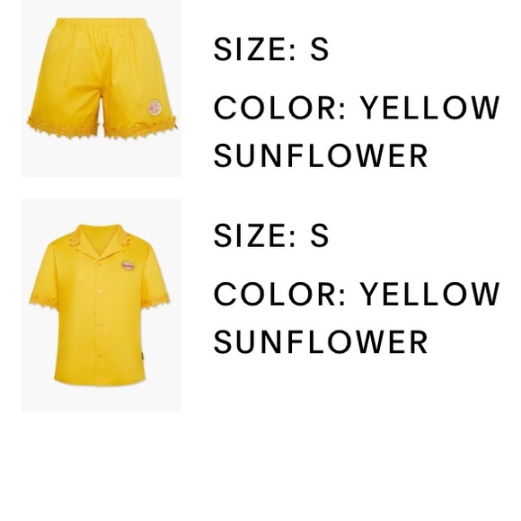 SAVAGE X FENTY Canary Yellow PJ Set size S - Picture 12 of 14